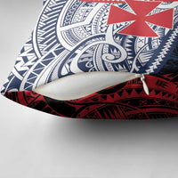 Kingdom of Uvea 1860-1886 Personalized Pillow Cover Wallis and Futuna Polynesian Tribal Pattern - Polynesian Pride