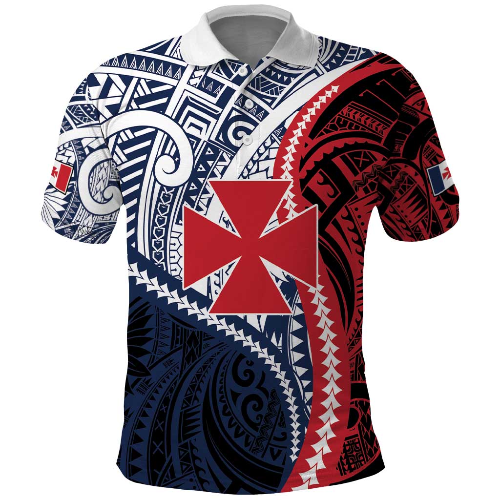 Kingdom of Uvea 1860-1886 Personalized Polo Shirt Wallis and Futuna Polynesian Tribal Pattern LT9 Red - Polynesian Pride
