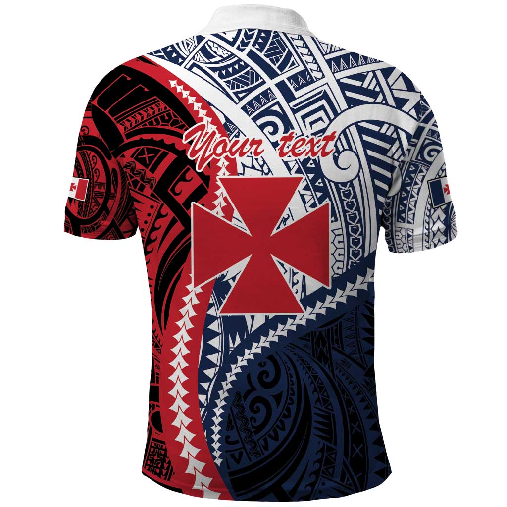 Kingdom of Uvea 1860-1886 Personalized Polo Shirt Wallis and Futuna Polynesian Tribal Pattern LT9 - Polynesian Pride