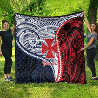 Kingdom of Uvea 1860-1886 Personalized Quilt Wallis and Futuna Polynesian Tribal Pattern