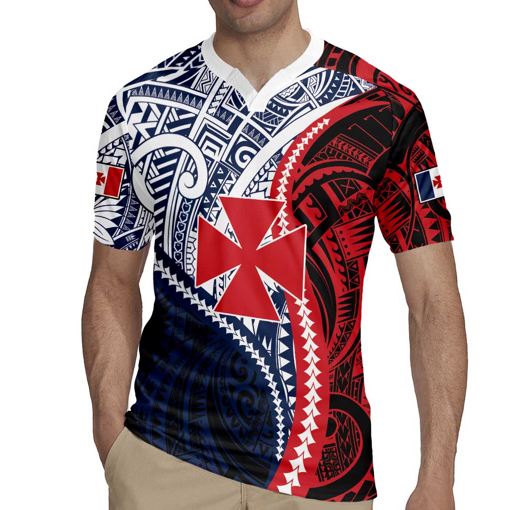 Kingdom of Uvea 1860-1886 Personalized Rugby Jersey Wallis and Futuna Polynesian Tribal Pattern