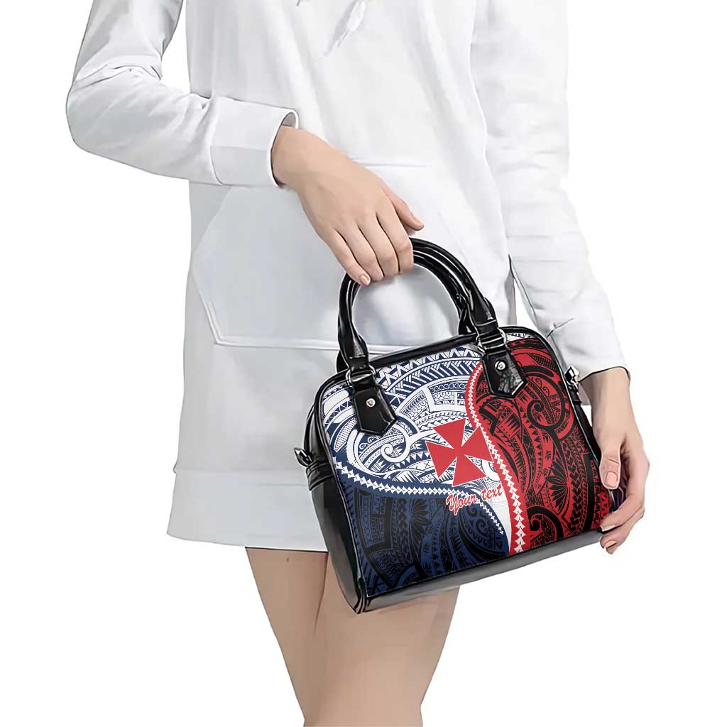 Kingdom of Uvea 1860-1886 Personalized Shoulder Handbag Wallis and Futuna Polynesian Tribal Pattern