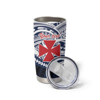 Kingdom of Uvea 1860-1886 Personalized Tumbler Cup Wallis and Futuna Polynesian Tribal Pattern