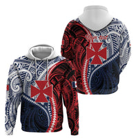 Kingdom of Uvea 1860-1886 Personalized Zip Hoodie Wallis and Futuna Polynesian Tribal Pattern LT9 - Polynesian Pride