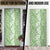 Hawaiian Lei Day Door Cover Green Hibiscus Flowers Lei Art - Polynesian Pride
