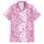 Hawaiian Lei Day Hawaiian Shirt Pink Hibiscus Flowers Lei Art