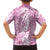 Hawaiian Lei Day Hawaiian Shirt Pink Hibiscus Flowers Lei Art