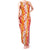 Hawaiian Lei Day Tank Maxi Dress Red Hibiscus Flowers Lei Art