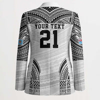 Flying Fijians Pacific Fiji Rugby Custom Blazer Polynesian Pattern - Polynesian Pride