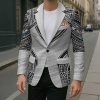 Flying Fijians Pacific Fiji Rugby Custom Blazer Polynesian Pattern - Polynesian Pride