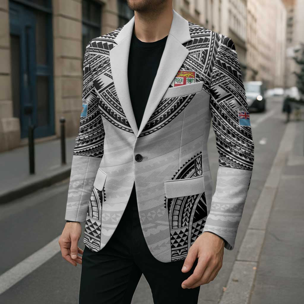 Flying Fijians Pacific Fiji Rugby Custom Blazer Polynesian Pattern - Polynesian Pride