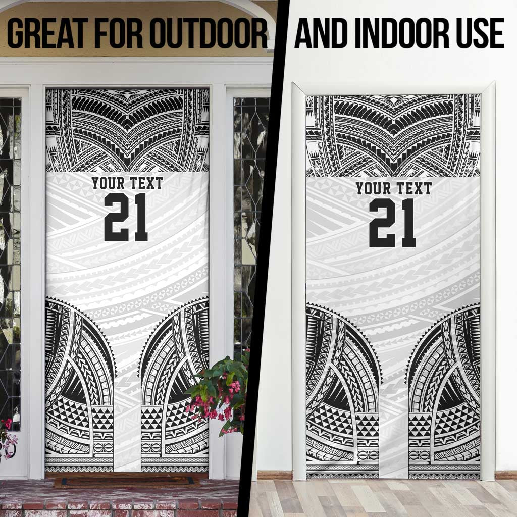 Flying Fijians Pacific Fiji Rugby Custom Door Cover Polynesian Pattern - Polynesian Pride