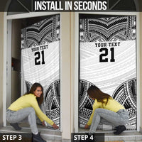 Flying Fijians Pacific Fiji Rugby Custom Door Cover Polynesian Pattern - Polynesian Pride