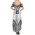 Flying Fijians Pacific Fiji Rugby Custom Family Matching Summer Maxi Dress and Hawaiian Shirt Polynesian Pattern