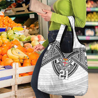 Flying Fijians Pacific Fiji Rugby Custom Grocery Bag Polynesian Pattern