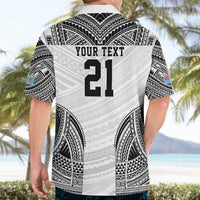 Flying Fijians Pacific Fiji Rugby Custom Hawaiian Shirt Polynesian Pattern