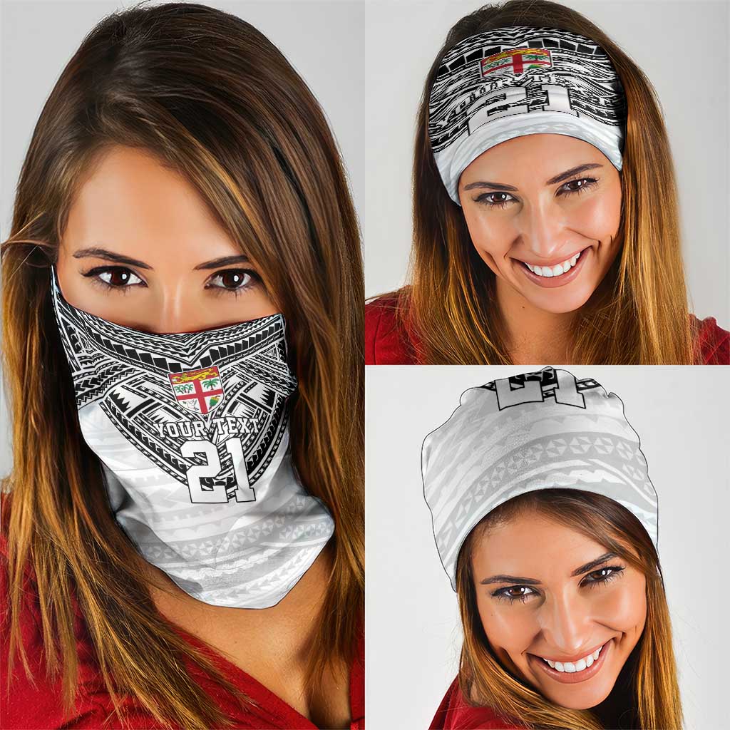 Flying Fijians Pacific Fiji Rugby Custom Neck Gaiter Polynesian Pattern - Polynesian Pride
