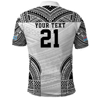 Flying Fijians Pacific Fiji Rugby Custom Polo Shirt Polynesian Pattern