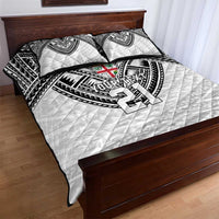 Flying Fijians Pacific Fiji Rugby Custom Quilt Bed Set Polynesian Pattern