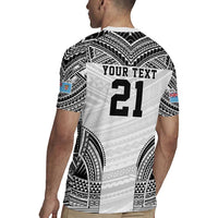 Flying Fijians Pacific Fiji Rugby Custom Rugby Jersey Polynesian Pattern