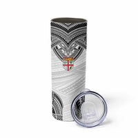 Flying Fijians Pacific Fiji Rugby Custom Skinny Tumbler Polynesian Pattern