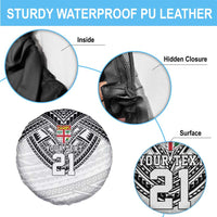 Flying Fijians Pacific Fiji Rugby Custom Spare Tire Cover Polynesian Pattern