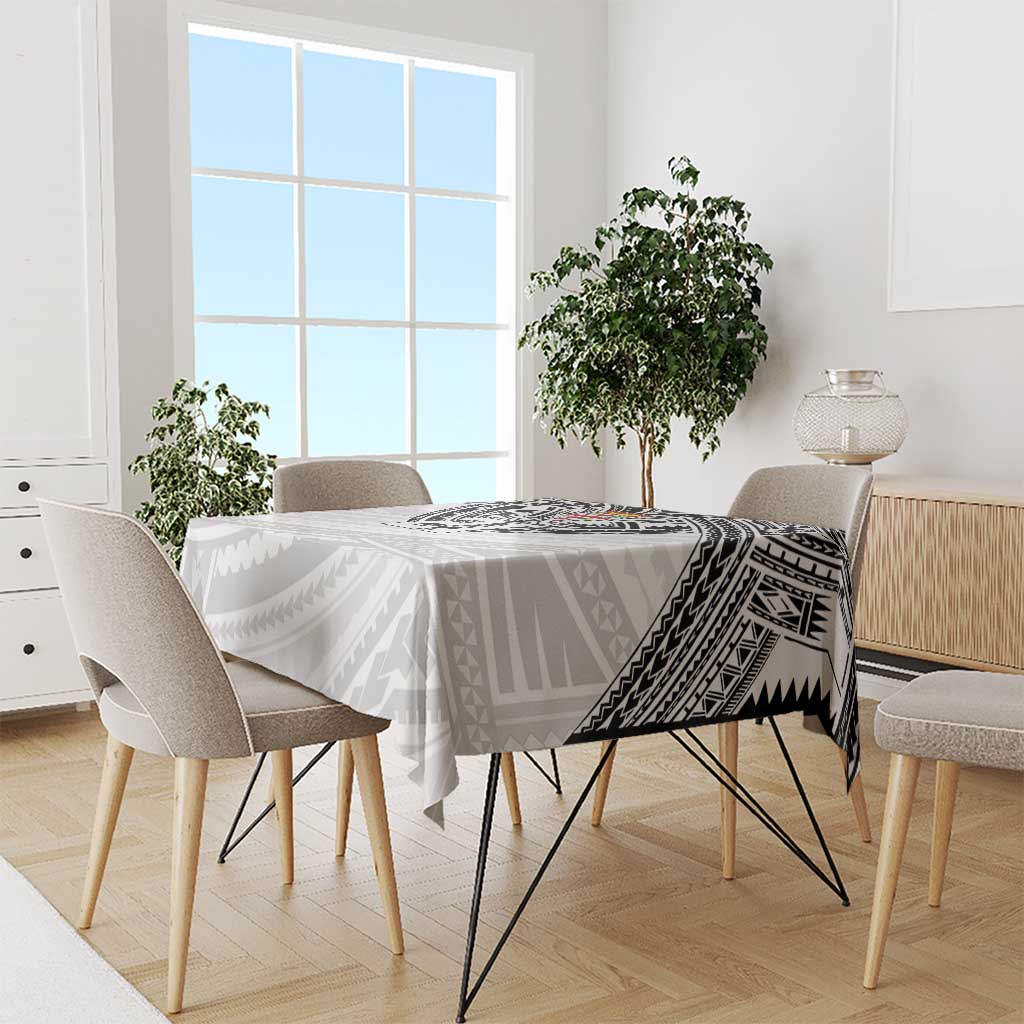 Flying Fijians Pacific Fiji Rugby Custom Tablecloth Polynesian Pattern