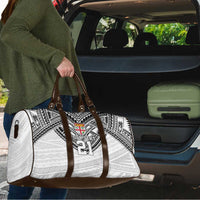 Flying Fijians Pacific Fiji Rugby Custom Travel Bag Polynesian Pattern - Polynesian Pride