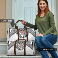 Flying Fijians Pacific Fiji Rugby Custom Travel Bag Polynesian Pattern - Polynesian Pride