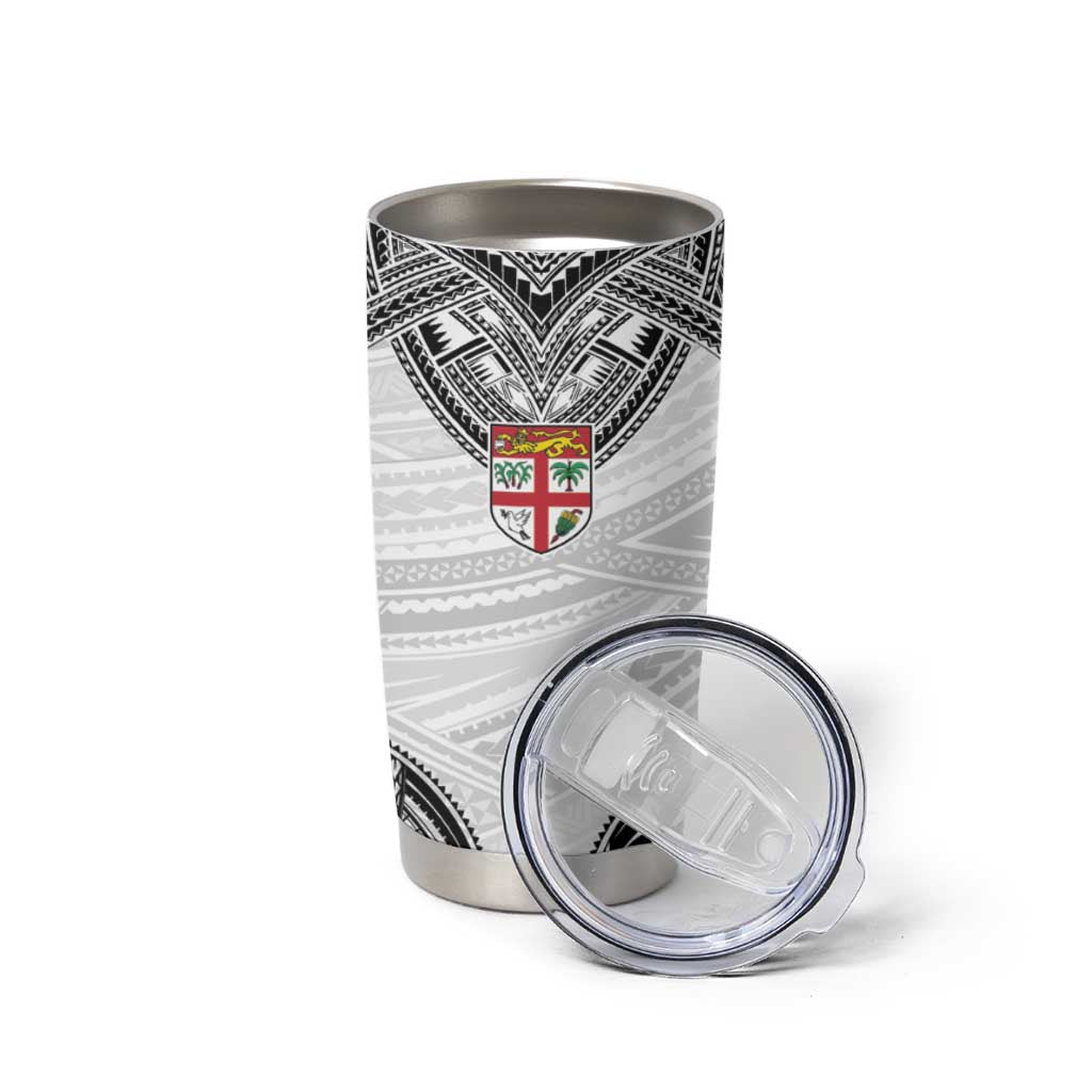 Flying Fijians Pacific Fiji Rugby Custom Tumbler Cup Polynesian Pattern