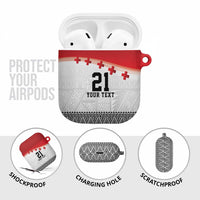 Ikale Tahi Pacific Tonga Rugby Custom AirPods Case Tongan Ngatu with Flag Pattern LT9 - Polynesian Pride