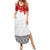 Ikale Tahi Pacific Tonga Rugby Custom Family Matching Summer Maxi Dress and Hawaiian Shirt Tongan Ngatu with Flag Pattern