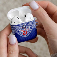 Manu Samoa Pacific Samoa Rugby Custom AirPods Case Polynesian Pattern LT9 - Polynesian Pride