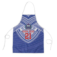 Manu Samoa Pacific Samoa Rugby Custom Apron Polynesian Pattern LT9 Blue - Polynesian Pride