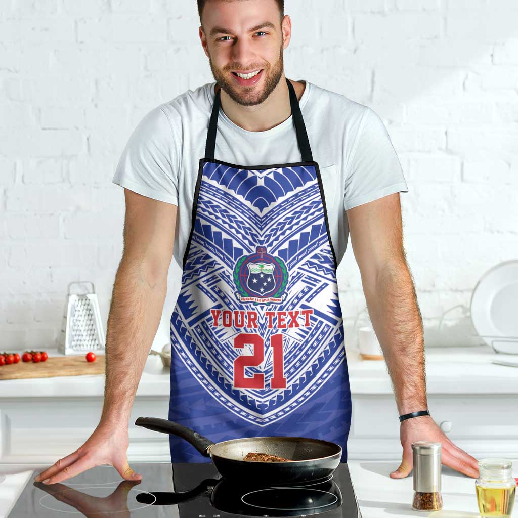 Manu Samoa Pacific Samoa Rugby Custom Apron Polynesian Pattern LT9 - Polynesian Pride