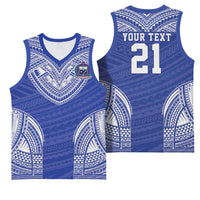 Manu Samoa Pacific Samoa Rugby Custom Basketball Jersey Polynesian Pattern LT9 - Polynesian Pride