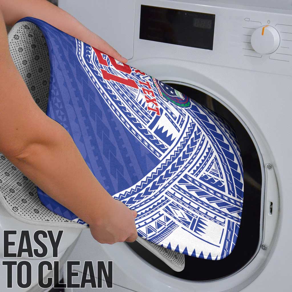 Manu Samoa Pacific Samoa Rugby Custom Bathroom Set Polynesian Pattern - Polynesian Pride