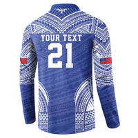 Manu Samoa Pacific Samoa Rugby Custom Button Sweatshirt Polynesian Pattern LT9 - Polynesian Pride