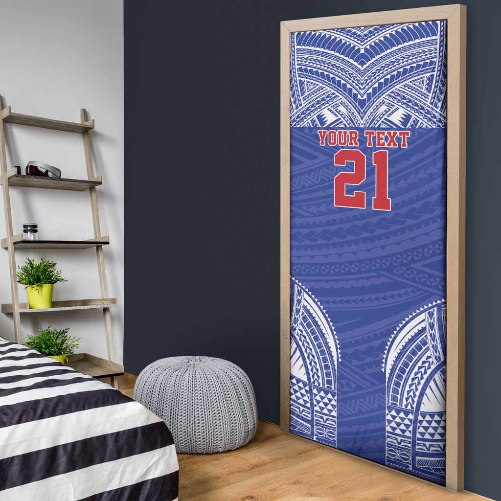 Manu Samoa Pacific Samoa Rugby Custom Door Cover Polynesian Pattern LT9 - Polynesian Pride