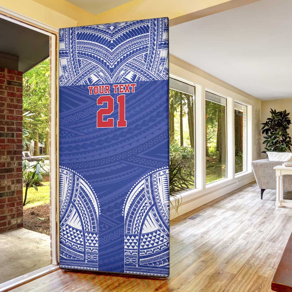 Manu Samoa Pacific Samoa Rugby Custom Door Cover Polynesian Pattern LT9 - Polynesian Pride