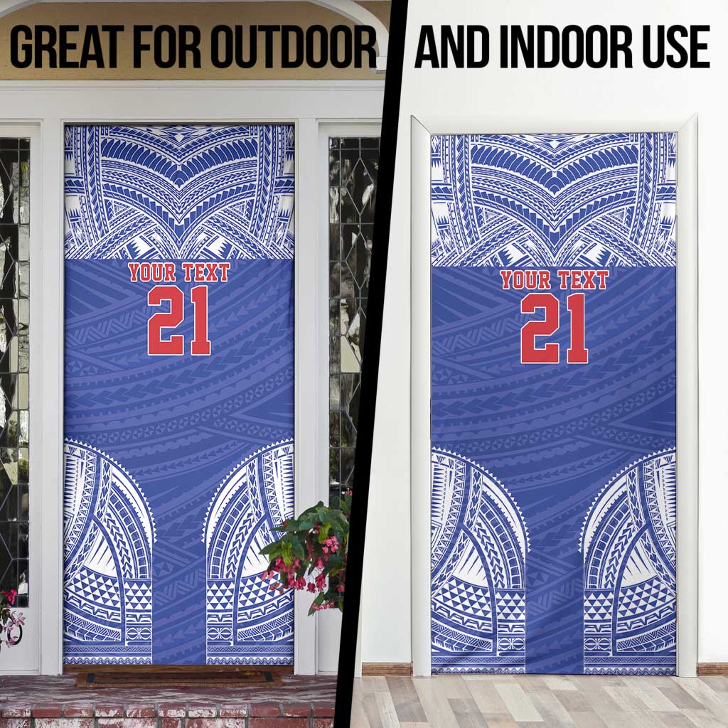Manu Samoa Pacific Samoa Rugby Custom Door Cover Polynesian Pattern LT9 - Polynesian Pride