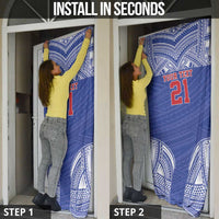 Manu Samoa Pacific Samoa Rugby Custom Door Cover Polynesian Pattern LT9 - Polynesian Pride