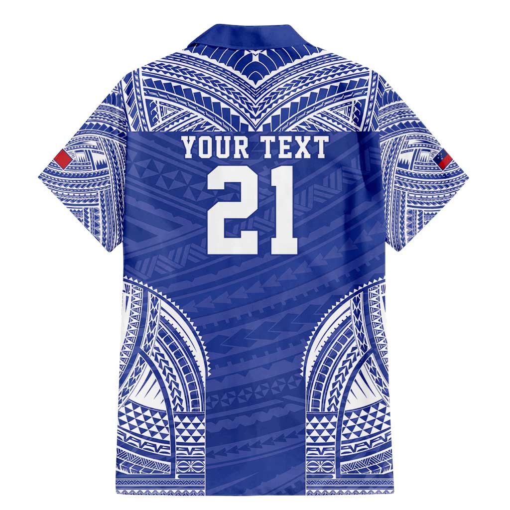 Manu Samoa Pacific Samoa Rugby Custom Family Matching Mermaid Dress and Hawaiian Shirt Polynesian Pattern