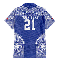 Manu Samoa Pacific Samoa Rugby Custom Family Matching Mermaid Dress and Hawaiian Shirt Polynesian Pattern