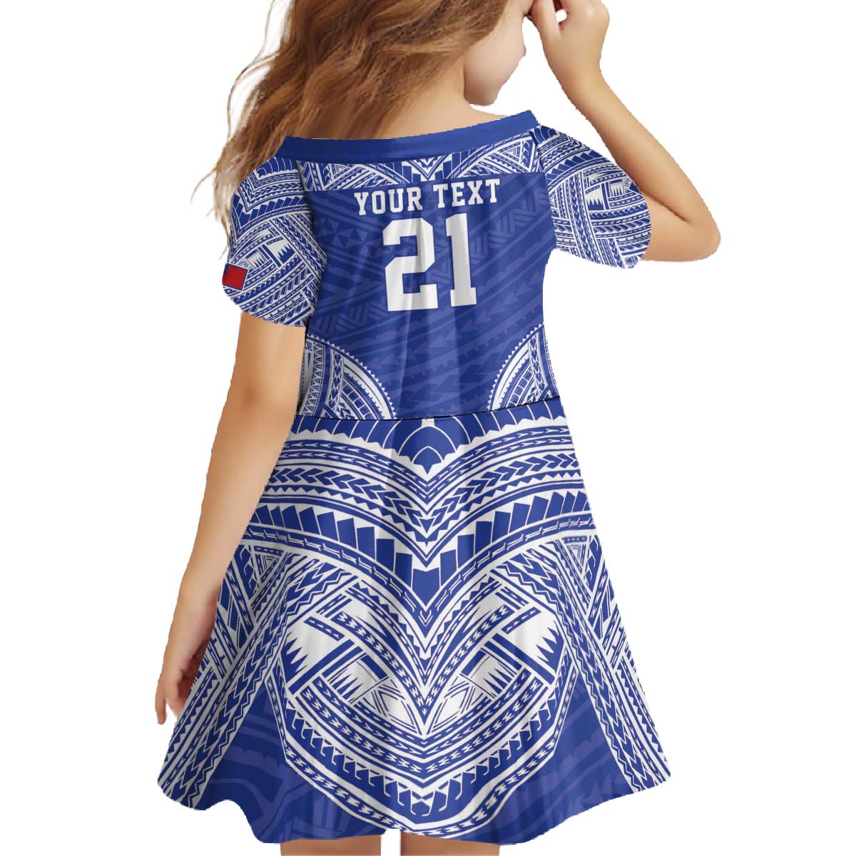 Manu Samoa Pacific Samoa Rugby Custom Family Matching Off The Shoulder Long Sleeve Dress and Hawaiian Shirt Polynesian Pattern