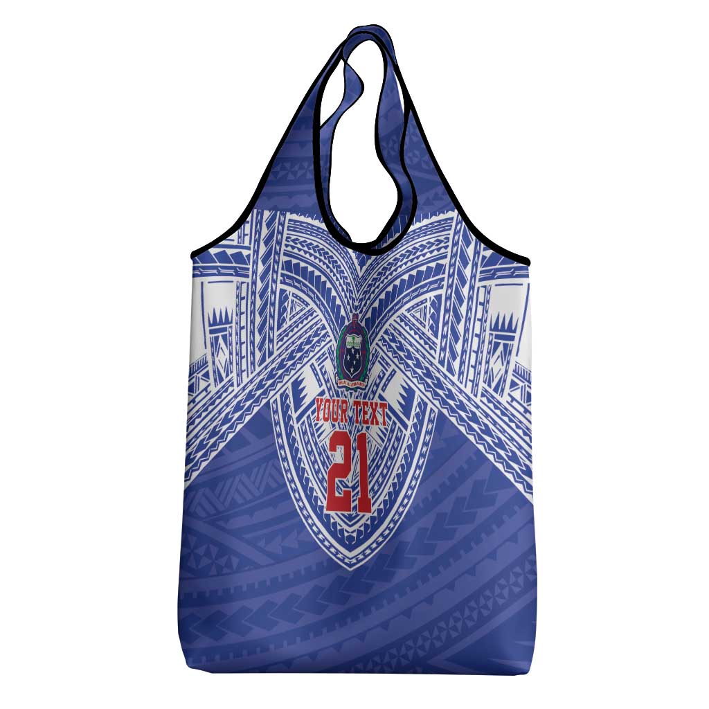 Manu Samoa Pacific Samoa Rugby Custom Grocery Bag Polynesian Pattern LT9 - Polynesian Pride