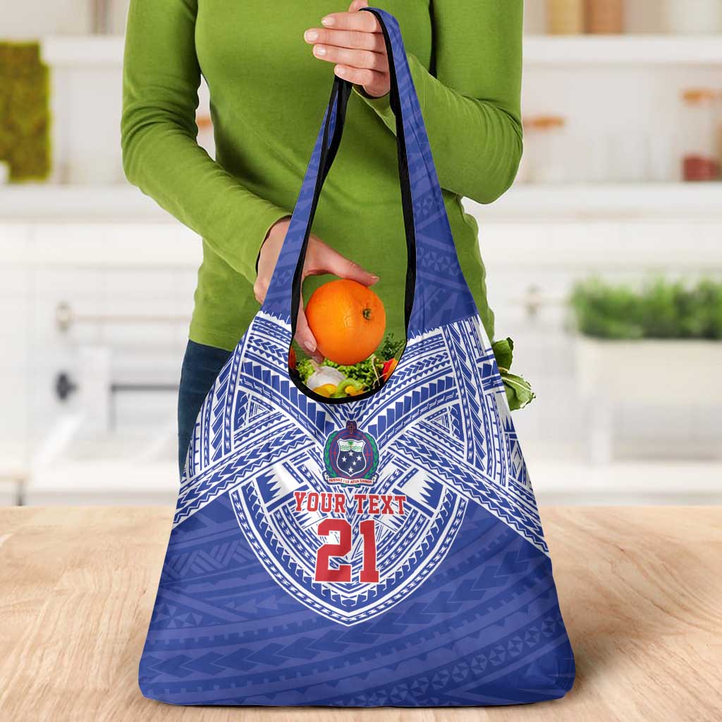 Manu Samoa Pacific Samoa Rugby Custom Grocery Bag Polynesian Pattern LT9 - Polynesian Pride