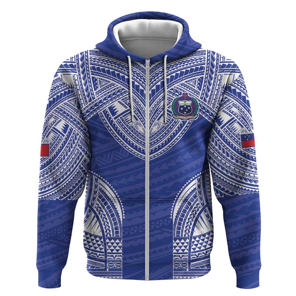 Manu Samoa Pacific Samoa Rugby Custom Hoodie Polynesian Pattern