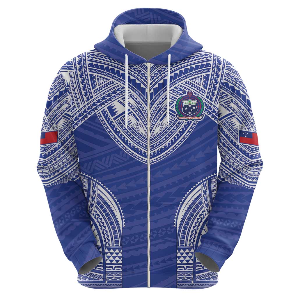 Manu Samoa Pacific Samoa Rugby Custom Hoodie Polynesian Pattern