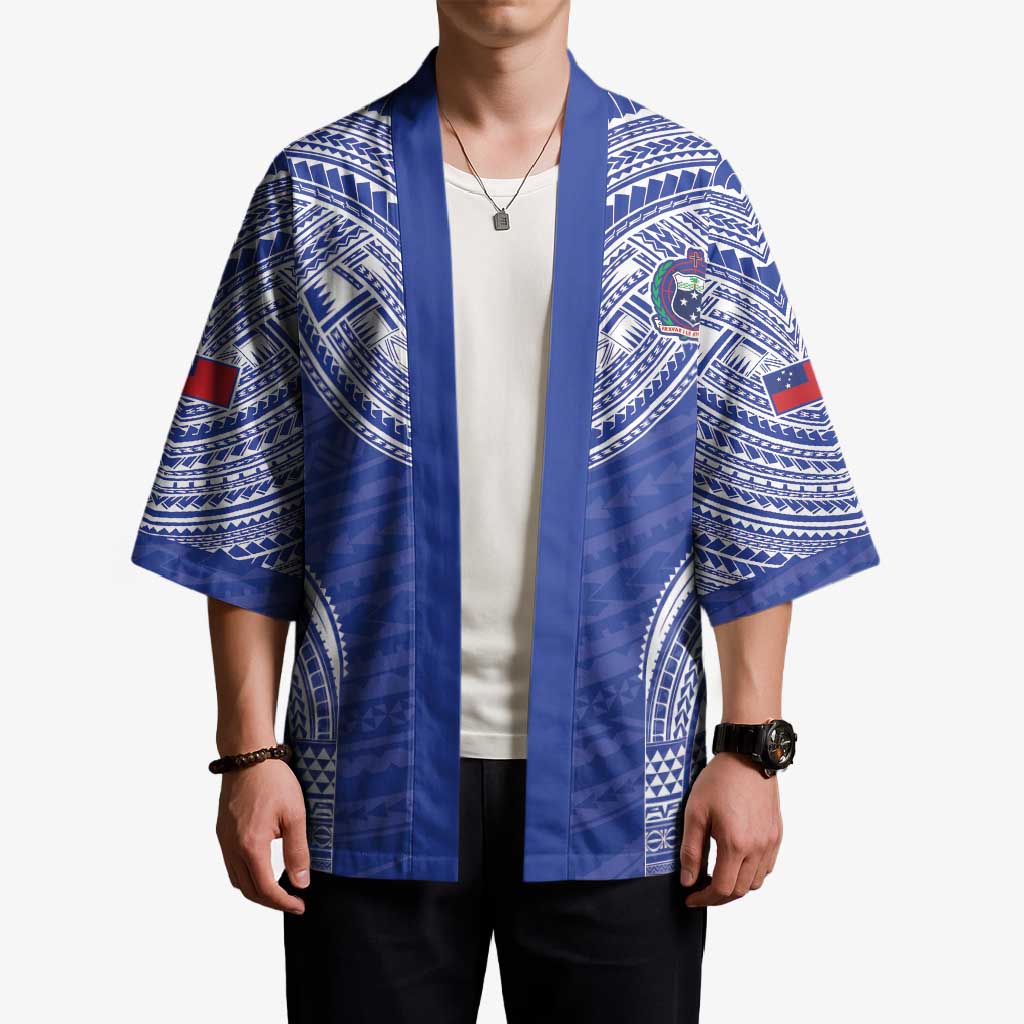 Manu Samoa Pacific Samoa Rugby Custom Kimono Polynesian Pattern LT9 - Polynesian Pride